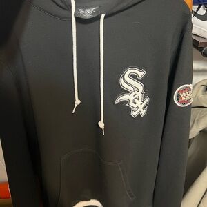 New Era Black White Sox Hoodie
